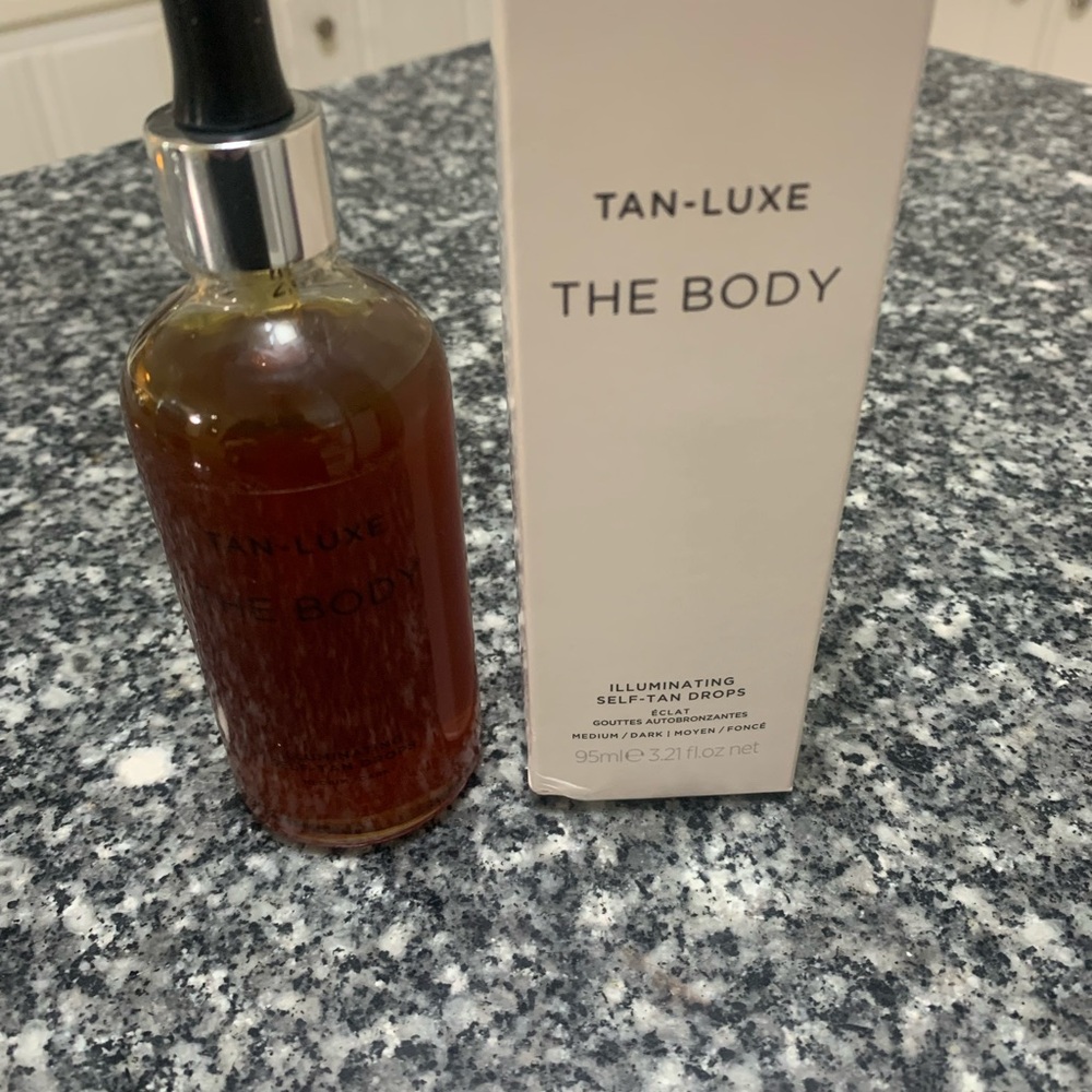 TAN-LUXE-The Body!!!   Dark Brown Suncare & Tanning drops- BRAND NEW